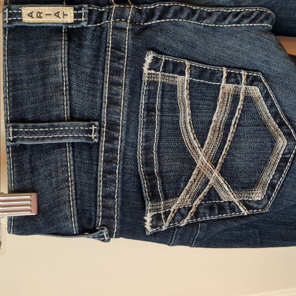 Ariat R E.A.L Mid Rise Stretch Ivy Stackable Straight Leg Lean - Picture 4 of 7